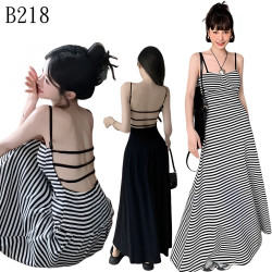 吊帶連衣裙+長袖開衫  編號:B218