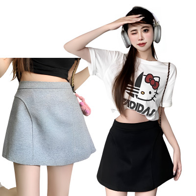 夏季半身拉鍊裙 編號:C22