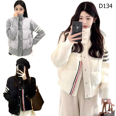 拼接立領外套 編號:D134