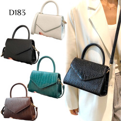 小眾斜挎手提鳄魚紋小方包 編號:D183