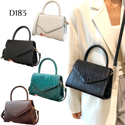 小眾斜挎手提鳄魚紋小方包 編號:D183