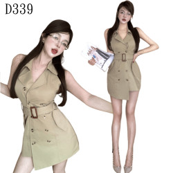工裝馬甲短裙 編號:D339