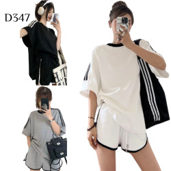 短袖短褲套裝 編號:D347