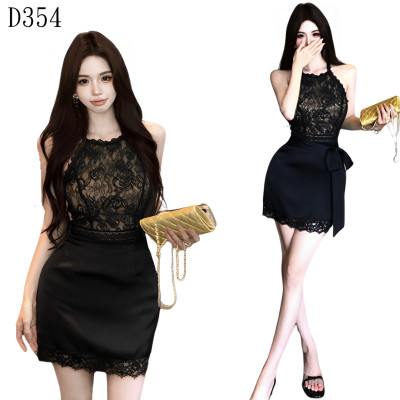 蕾絲包臀短裙 編號:D354