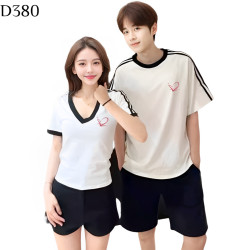 長短設計純棉T恤 編號:D380