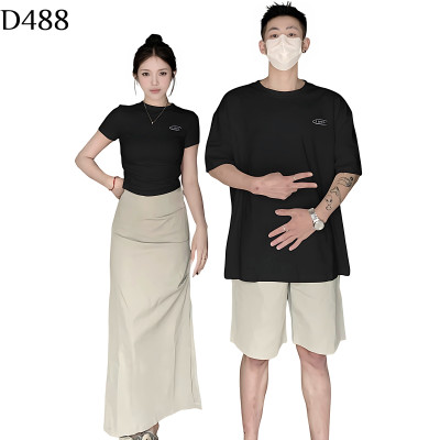 工裝裙情侶套裝 編號:D488