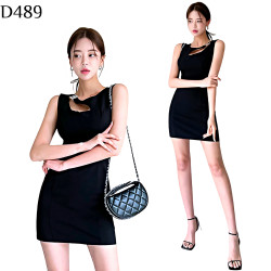 鏤空連身裙 編號:D489