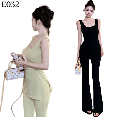 純欲背心+微喇褲套裝 編號:E032